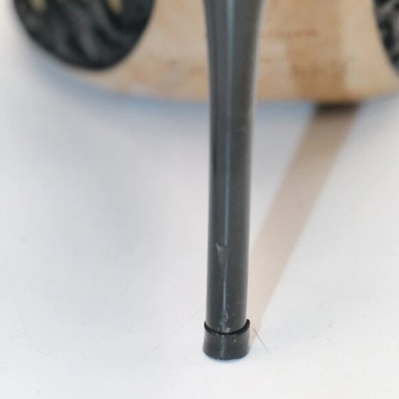 Jimmy Choo Tactic Cut Out Caged Black Bootie Pumps Womens EU 38 US 8 - Picture 12 of 16